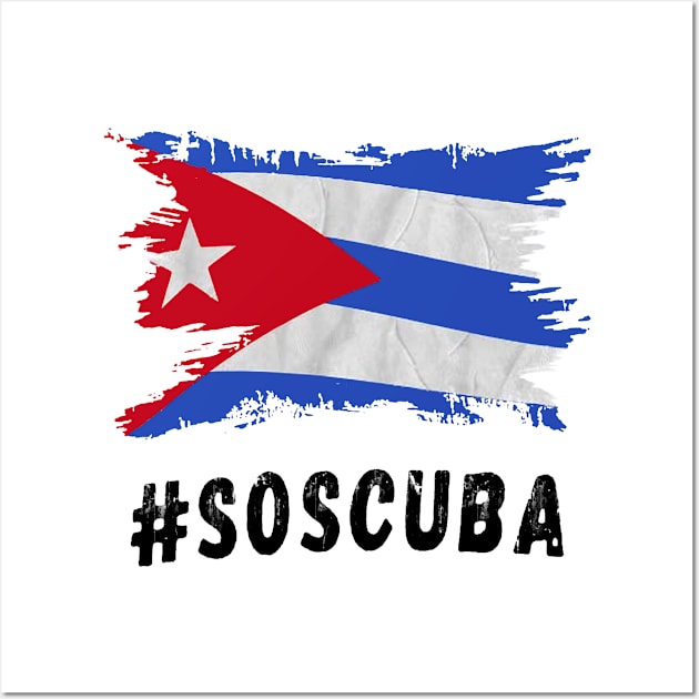 Cuba Libre Freedom Vintage SOSCuba Wall Art by dyazagita